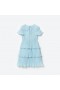 Kids Blue Chiffon Midi Dress | Self Portrait