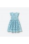 Kids Blue Lace Midi Dress | Self Portrait
