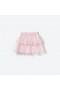 Kids Pink Bow Mesh Mini Skirt | Self Portrait