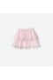 Kids Pink Bow Mesh Mini Skirt | Self Portrait
