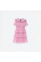 Kids Pink Scallop Collar Chiffon Dress | Self Portrait