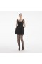 Women Black Boucle Mini Dress Black | Self Portrait Dresses