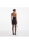 Women Black Boucle Pearl Trim Mini Dress | Self Portrait Dresses