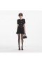 Women Black Buttoned Knit Mini Dress | Self Portrait Dresses