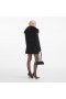 Women Black Faux Fur Collar Coat | Self Portrait Outerwear
