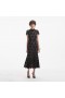 Women Black Flower Lace Midi Dress Black | Self Portrait Dresses