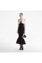 Women Black Knit Bow Midi Dress | Self Portrait Dresses