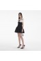 Women Black Knit Bow Mini Dress | Self Portrait Dresses