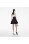 Women Black Knit Bow Mini Dress | Self Portrait Dresses