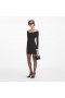 Women Black Off Shoulder Knit Mini Dress | Self Portrait Dresses