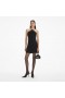 Women Black Tinsel Boucle Halter Mini Dress | Self Portrait Dresses