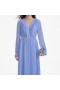 Women Blue Chiffon Maxi Dress | Self Portrait Dresses