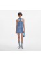 Women Blue Crystal Chainmail Zip Mini Dress | Self Portrait Dresses