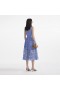 Women Blue Lace Cut Out Midi Dress | Self Portrait Dresses