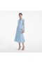 Women Blue Lace Tailored Midi Dress | Self Portrait Dresses