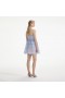 Women Blue Organza Lace Mini Dress | Self Portrait Dresses