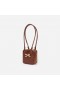 Women Brown Leather Square Shoulder Bag | Self Portrait Handbags
