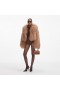 Women Brown Shearling Jacket | Self Portrait Outerwear