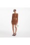 Women Brown Textured Knit Jacket | Self Portrait Co-Ords