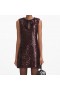 Women Burgundy Sequin Mini Dress Red | Self Portrait Dresses