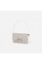 Women Champagne Crystal Baguette Bag Cream | Self Portrait Handbags