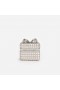 Women Champagne Crystal Vanity Case | Self Portrait Handbags