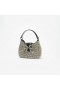 Women Champagne Diamante Crescent Bow Bag | Self Portrait Handbags