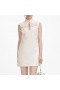 Women Cream Boucle Flower Motif Mini Dress | Self Portrait Dresses