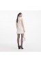 Women Cream Boucle Pearl Trim Mini Dress | Self Portrait Dresses