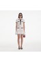 Women Cream Crochet Collared Mini Dress | Self Portrait Dresses