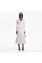 Women Cream Knit Midi Dress | Self Portrait Dresses