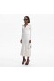 Women Cream Knit Midi Dress | Self Portrait Dresses