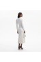 Women Cream Knit Midi Dress | Self Portrait Dresses
