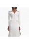 Women Cream Knit Midi Dress | Self Portrait Dresses