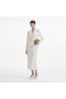 Women Cream Linen Tailored Midi Dress | Self Portrait Dresses