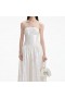 Women Cream Sequin Bandeau Midi Dress | Self Portrait Dresses