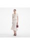 Women Cream Textured Knit Midi Dress | Self Portrait Dresses