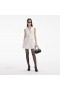 Women Cream Tinsel Boucle Buttoned Mini Dress | Self Portrait Dresses
