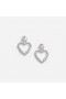 Women Crystal Heart Earrings | Self Portrait Jewellery