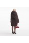 Women Dark Brown Shearling Coat | Self Portrait Outerwear