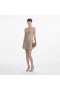 Women Gold Boucle Mini Dress | Self Portrait Dresses