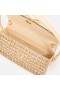 Women Gold Crystal Baguette Bag | Self Portrait Handbags