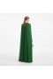 Women Green Chiffon Cape Maxi Dress Green | Self Portrait Dresses