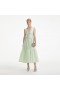 Women Mint Jacquard Midi Dress | Self Portrait Dresses