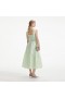 Women Mint Jacquard Midi Dress | Self Portrait Dresses