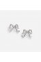 Women Pearl Crystal Bow Earrings | Self Portrait Jewellery
