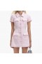 Women Pink Boucle Checked Mini Dress | Self Portrait Dresses