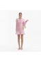 Women Pink Check Knit Mini Dress | Self Portrait Dresses