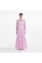 Women Pink Cotton Lace Maxi Dress | Self Portrait Dresses