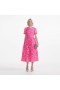 Women Pink Cotton LaceMidi Dress | Self Portrait Dresses